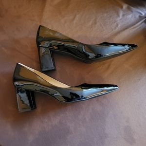 14th and Union black patent heels